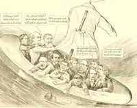 Picture 84 of 93 from American caricatures pertaining to the Civil War (1918), leaf 156