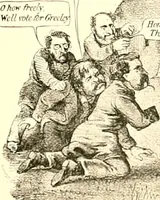 Picture 87 of 93 from American caricatures pertaining to the Civil War (1918), leaf 160