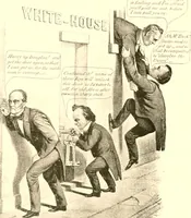 Picture 16 of 93 from American caricatures pertaining to the Civil War (1918), leaf 36