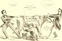 Picture 19 of 93 from American caricatures pertaining to the Civil War (1918), leaf 40