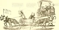 An illustration from American caricatures pertaining to the Civil War (1918)