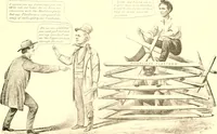Picture 26 of 93 from American caricatures pertaining to the Civil War (1918), leaf 52