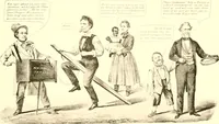 Picture 29 of 93 from American caricatures pertaining to the Civil War (1918), leaf 56
