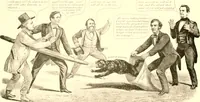 Picture 32 of 93 from American caricatures pertaining to the Civil War (1918), leaf 62
