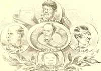 Picture 51 of 93 from American caricatures pertaining to the Civil War (1918), leaf 94