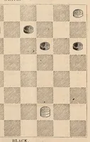 An illustration from American checker player (1875)