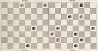 An illustration from American checker player (1875)