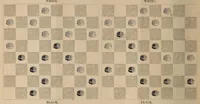 An illustration from American checker player (1875)