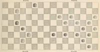 An illustration from American checker player (1875)