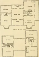 An illustration from The American cottage builder : a series of designs, plans, and specifications, from $200 to $20,000, for homes for the people ; together with warming, ventilation, drainage, painting and landscape gardening (1876)