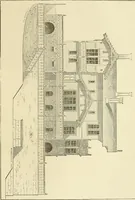 An illustration from The American cottage builder : a series of designs, plans, and specifications, from $200 to $20,000, for homes for the people ; together with warming, ventilation, drainage, painting and landscape gardening (1876)