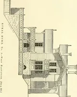 An illustration from The American cottage builder : a series of designs, plans, and specifications, from $200 to $20,000, for homes for the people ; together with warming, ventilation, drainage, painting and landscape gardening (1876)