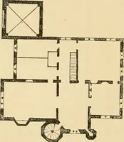 An illustration from The American cottage builder : a series of designs, plans, and specifications, from $200 to $20,000, for homes for the people ; together with warming, ventilation, drainage, painting and landscape gardening (1876)