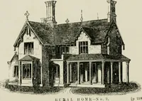 Picture 38 of 53 from The American cottage builder: a series of designs, plans, and specifications, from $200 to $20,000. For homes for the people. Together with warming, ventilation, drainage, painting, and landscape gardening (1854), leaf 248
