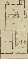 An illustration from The American cottage builder: a series of designs, plans, and specifications, from $200 to $20,000. For homes for the people. Together with warming, ventilation, drainage, painting, and landscape gardening (1854)