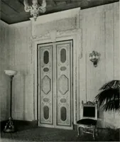 An illustration from American country houses of to-day; an illustrated account of some excellent houses built and gardens planted during the last few years, showing unmistakable influence of the modern trend in ideals architectural (1915)