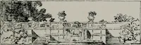 An illustration from American country houses of to-day; an illustrated account of some excellent houses built and gardens planted during the last few years, showing unmistakable influence of the modern trend in ideals architectural (1915)