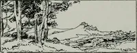 An illustration from American country houses of to-day; an illustrated account of some excellent houses built and gardens planted during the last few years, showing unmistakable influence of the modern trend in ideals architectural (1915)