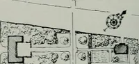 An illustration from American country houses of to-day; an illustrated account of some excellent houses built and gardens planted during the last few years, showing unmistakable influence of the modern trend in ideals architectural (1915)