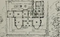 An illustration from American country houses of to-day; an illustrated account of some excellent houses built and gardens planted during the last few years, showing unmistakable influence of the modern trend in ideals architectural (1915)