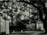 An illustration from American country houses of to-day; an illustrated account of some excellent houses built and gardens planted during the last few years, showing unmistakable influence of the modern trend in ideals architectural (1915)