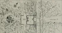 An illustration from American country houses of to-day; an illustrated account of some excellent houses built and gardens planted during the last few years, showing unmistakable influence of the modern trend in ideals architectural (1915)