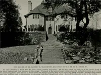 Picture 139 of 334 from American country houses of to-day; an illustrated account of some excellent houses built and gardens planted during the last few years, showing unmistakable influence of the modern trend in ideals architectural (1915), leaf 192