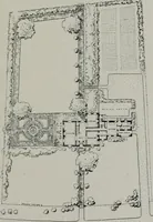 An illustration from American country houses of to-day; an illustrated account of some excellent houses built and gardens planted during the last few years, showing unmistakable influence of the modern trend in ideals architectural (1915)