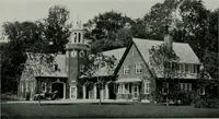 An illustration from American country houses of to-day; an illustrated account of some excellent houses built and gardens planted during the last few years, showing unmistakable influence of the modern trend in ideals architectural (1915)