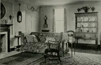 An illustration from American country houses of to-day; an illustrated account of some excellent houses built and gardens planted during the last few years, showing unmistakable influence of the modern trend in ideals architectural (1915)