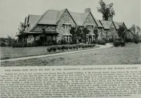An illustration from American country houses of to-day; an illustrated account of some excellent houses built and gardens planted during the last few years, showing unmistakable influence of the modern trend in ideals architectural (1915)