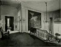 An illustration from American country houses of to-day; an illustrated account of some excellent houses built and gardens planted during the last few years, showing unmistakable influence of the modern trend in ideals architectural (1915)