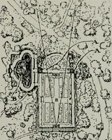 Picture 275 of 334 from American country houses of to-day; an illustrated account of some excellent houses built and gardens planted during the last few years, showing unmistakable influence of the modern trend in ideals architectural (1915), leaf 372