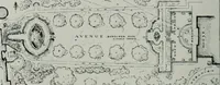An illustration from American country houses of to-day; an illustrated account of some excellent houses built and gardens planted during the last few years, showing unmistakable influence of the modern trend in ideals architectural (1915)