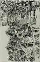 An illustration from American country houses of to-day; an illustrated account of some excellent houses built and gardens planted during the last few years, showing unmistakable influence of the modern trend in ideals architectural (1915)