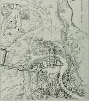 An illustration from American country houses of to-day; an illustrated account of some excellent houses built and gardens planted during the last few years, showing unmistakable influence of the modern trend in ideals architectural (1915)