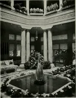 An illustration from American country houses of to-day; an illustrated account of some excellent houses built and gardens planted during the last few years, showing unmistakable influence of the modern trend in ideals architectural (1915)