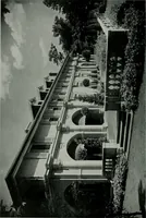 An illustration from American country houses of to-day; an illustrated account of some excellent houses built and gardens planted during the last few years, showing unmistakable influence of the modern trend in ideals architectural (1915)