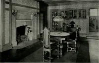 An illustration from American country houses of to-day; an illustrated account of some excellent houses built and gardens planted during the last few years, showing unmistakable influence of the modern trend in ideals architectural (1915)