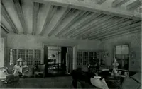 An illustration from American country houses of to-day; an illustrated account of some excellent houses built and gardens planted during the last few years, showing unmistakable influence of the modern trend in ideals architectural (1915)