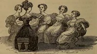 An illustration from American girl's book: or, Occupation for play hours (1831)