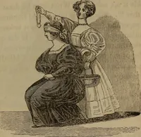 An illustration from American girl's book: or, Occupation for play hours (1831)