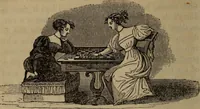 An illustration from American girl's book: or, Occupation for play hours (1831)