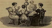 An illustration from American girl's book: or, Occupation for play hours (1831)