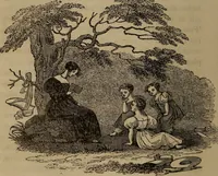 An illustration from American girl's book: or, Occupation for play hours (1831)
