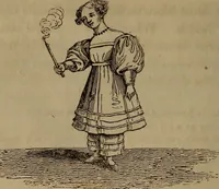 An illustration from American girl's book: or, Occupation for play hours (1831)