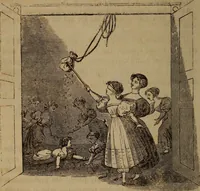 An illustration from American girl's book: or, Occupation for play hours (1831)