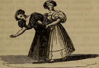 An illustration from American girl's book: or, Occupation for play hours (1831)