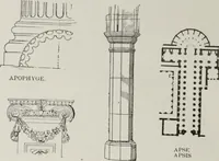 Picture 11 of 57 from The American glossary of architectural terms, being a concise and comprehensive compilation of all terms used in the practice of architecture and the building arts (1887), leaf 21