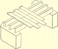 An illustration from The American house-carpenter; a treatise on the art of building, and the strength of materials (1873)